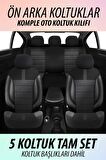 NiCe Shop Renault Clio  3 Uyumlu Koltuk Kılıfı Oasis Serisi - Siyah