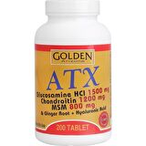 Golden Arizona  Atx  Glucosamine Chondroitin Msm  200 Tablet Ncs  Collagen Hyaluronic Acid Complex  180 Tablet  2 Ürün Birden