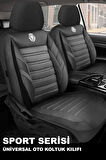 FIAT PANDA 2004-2012 Uyumlu Oto Koltuk Kılıfı Sport Serisi Jakar - Siyah