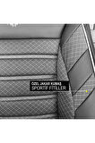 OPEL ASTRA SW 2010-2012Uyumlu Oto Koltuk Kılıfı Sport Serisi Jakar - Beyaz