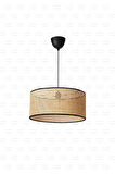 Hazeran Avize 40cm- Iskandinav, Modern, Bohem, Rattan Avize, Aydınlatma