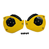 ADVANT 2 KASK YAN KAPAK SET MAT SARI