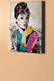 Sayılarla Boyama Seti Kasnaklı Audrey Hepburn 60 X 75 Cm