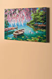 Sayılarla Boyama Seti Kasnaklı Salkımlı Göl 40 X 50 Cm