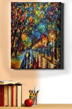 Sayılarla Boyama Seti Kasnaklı Gece Yürüyüşü 40 X 50 Cm