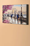 Sayılarla Boyama Seti Kasnaklı Romantik Çiftler 40 X 50 Cm