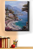 Sayılarla Boyama Seti Kasnaklı Sahil Yolu 50 X 65 Cm