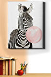 Sayılarla Boyama Seti Kasnaklı Sakız Düşkünü Zebra 40 X 50 Cm