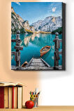 Sayılarla Boyama Seti Kasnaklı Göl Kenarı 40 X 50 Cm