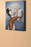 Sayılarla Boyama Seti Kasnaklı Kadınlar Çiçektir 40 X 50 Cm