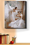 Sayılarla Boyama Seti Kasnaklı Kuğu Kızlar 50 X 65 Cm