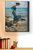 Sayılarla Boyama Seti Kasnaklı Denizde Yürüyüş 50 X 65 Cm