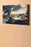 Sayılarla Boyama Seti Kasnaklı Kartal Bakışı 40 X 50 Cm