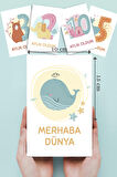 Yeni Doğan Bebek Aylık Fotoğraf Çekim Anı Kartı Milestone Cards Bebek Hediyesi