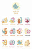 Yeni Doğan Bebek Aylık Fotoğraf Çekim Anı Kartı Milestone Cards Bebek Hediyesi
