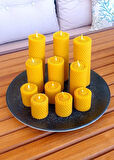 Nefha Candle MEGA DOĞAL SARMA BALMUMU SET ( 11 PARÇA ) Hediyelik