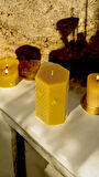 Nefha Candle Bal Arısı ve Bal Peteği Figürlü Balmumu Mum Set ( 4 PARÇA )