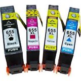 Muadil Kartuş Hp 655Xl Cz109Ae Siyah 2 Lİ