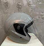 Moto Neo Açık Motosiklet Kaskı Gri