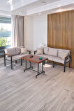 NEOKAS Bahce Mobilyası, Modern Balkon Mobilyası, Kafe Oturma Takımı, Teras Koltugu, Balkon Oturma Grubu, 2+3+M