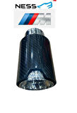 İTHAL BMW M LOGOLU TEKLİ EGZOZ UCU İÇİ KROM 