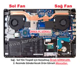HP G3D-Cpu Notebook GPU Fanı - Ver.2 Uyumlu Notebook Fan