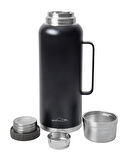 Nurgaz Campout Çift Katmanlı Termos 2600 ML Siyah
