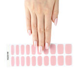 Pearly Pink Basic Jel Tırnak 20 Adet (2 kullanım)