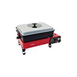 PORTATİF GAZLI BARBEKÜ VE PİŞİRME SETİ