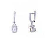 4-6 mm Baget Zirkon Taşlı 925 Ayar Gümüş 3'lü Kadın Set