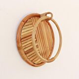 Bohem Rattan Banyo Havlu Askısı, Askılık, Iskandinav, Modern,