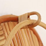 Bohem Rattan Banyo Havlu Askısı, Askılık, Iskandinav, Modern,