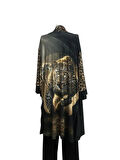 Özel Tasarım Kadife Kimono - Leo
