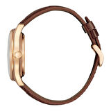 Citizen NH8393-05AC Erkek Kol Saati | 40.2 mm Rose Gold Kasa, Beyaz Kadran, Otomatik Mekanizma
