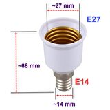 E14 - E27 Duy Dönüştürücü Adaptör, E14 Duyu E27 Duya Dönüştürücü 
