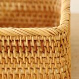 Bohem Saklama Kutusu 30x19x9 cm, Sepet, Peçetelik Iskandinav, Modern, Rattan