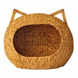 Bohem Su Sümbülü Büyük Kedi Evi Iskandinav, Modern, Rattan