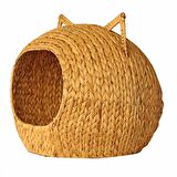 Bohem Su Sümbülü Büyük Kedi Evi Iskandinav, Modern, Rattan