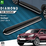 S-Dizayn Nissan Qashqai Diamond Krom Yan Basamak 173 Cm 2007-2014 A+ Kalite