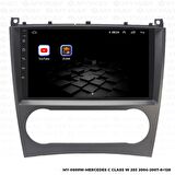 Araç Multimedya Mercedes W203 Android 12 Carplay 4Gb Ram + 64Gb Hdd 2004-2007 Navigasyon Ekran MYW