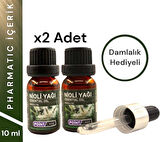 2 ADET Nioli Uçucu Yağı 10 ml Niaouli Essential Oil Damlalık Hediyeli