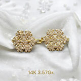 14AYAR 3.57 GRAM ALTIN KARTANESİ KÜPE