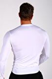 Diadora Soloben - Erkek Beyaz Uzun Kollu Spor T-shirt - TSRT-ZN