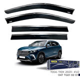 Togg T10X 2023-  Kromlu Cam Rüzgarlığı 4Lü