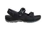 Konfores 1522-9829-2 Tam Anatomik Erkek Sandalet - NKT01522-siyah-42