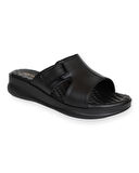 Konfores 1576-9975-2 Tam Anatomik Kadın Terlik - NKT01576-siyah-39