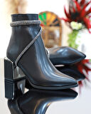 Konfores 1761-248028 Tpu Tabanlı Ayna Ökçeli Kadın Klasik Bot