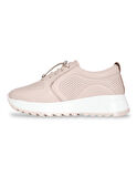 Konfores 1921-346538 Hakiki Deri Anatomik Tabanlı Kadın Sneakers Ayakkabı