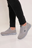 Konfores 2038 Anatomik Tabanlı Bağcıksız Yürüyüş & Koşu Ayakkabısı - NKT02038-gri-40