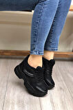 Konfores 2069 Anatomik Gizli Dolgu Tabanlı Kadın Sneakers Ayakkabı